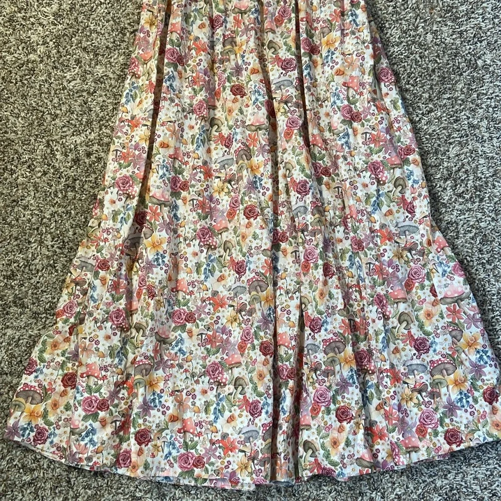 FOR LOVE & LEMONS THEODORA MIDI DRESS - PINK Size Medium - Picture 8 of 16